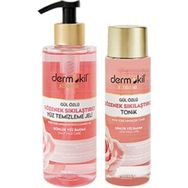 Dermokil Gül Özlü 300 ml Yüz Temizleme Jeli + Gül 200 ml Tonik