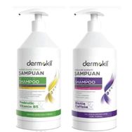 Dermokil Kepeğe Karşı Etkili 1000 ml Şampuan + Dökülme Karşıtı 1000 ml Şampuan + Saç Masaj Tarağı