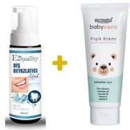 Dermoskin 100 ml BabyCare Pişik Kremi+E2'Quality E2'quality Diş Beyazlatıcı Köpük
