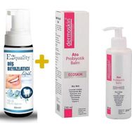 Dermoskin 230 ml Ato Probiyotik Kuru Ciltler İçin Nemlendirici Balm+E2'quality Diş Beyazlatıcı Köpük