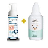 Dermoskin Babycare Saç Bakım Losyonu 50 ml Bebek Saç Ve Bakım Losyonu+E2'quality Diş Beyazlatıcı Köpük