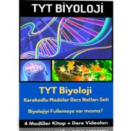 Ders Videolu 2024 TYT Biyoloji Modüler Kitap Seti