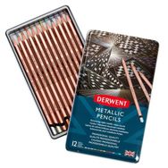 Derwent 2305599 Metallic 12 Renk Kalem Seti