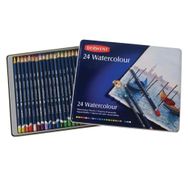 Derwent 32883 Watercolour 6,9 mm Sulandırılabilir 24 Lü Kuru Boya Kalemi