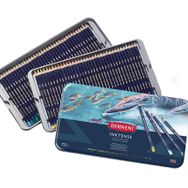 Derwent 72 Renk Metal Kutulu Inktense Serisi Mürekkep Bazlı Suluboya Kalem Seti