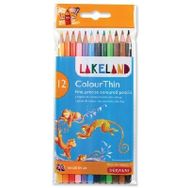 Derwent Lakeland ColourThin 12 Renk Kuru Boya