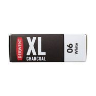 Derwent Xl 06 White Charcoal Blocks Kalın Füzen