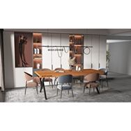 Deryawood Cissus 120x280x76 cm Masif Ahşap Toplantı Masası