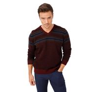 Desen 0248655 Bordo Erkek Kazak