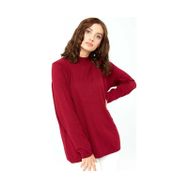 Desen Triko 0240016 Kırmızı Kadın Bluz