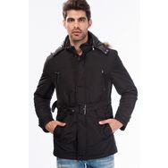 Dewberry 1040001M8633 Siyah Erkek Mont