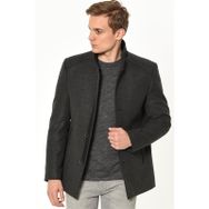 Dewberry Plt8327 Antrasit Desenli Erkek Palto