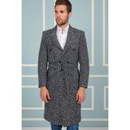 Dewberry PLT8382 Lacivert Erkek Palto