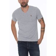 Dewberry T8568 V Yaka Gri Erkek T-shirt