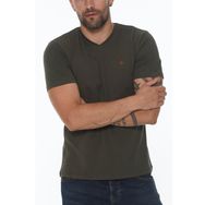 Dewberry T8568 V Yaka Haki Erkek T-shirt