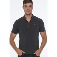 Dewberry T8571 Fermuarlı Antrasit T-shirt