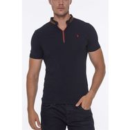 Dewberry T8571 Fermuarlı Lacivert Erkek T-shirt