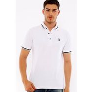 Dewberry T8586 Beyaz Erkek Polo Yaka T-shirt