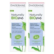 Diadermine Naturally Biome 2x50 ml Gece Kremi