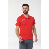 Diadora 1TSR06 Nacce Kırmızı Polo Yakalı Erkek T-Shirt