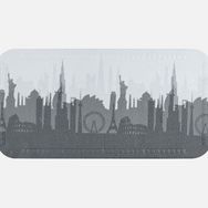 Diaqua City Desenli 35x71 cm Küvet İçi Paspas