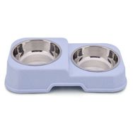 Diğer Çelik Kaseli Mavi Kedi Köpek Mama ve Su Kabı