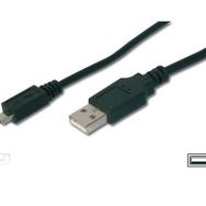 Digitus AK-300110-018-S 1.8 m USB 2.0 to Micro USB Erkek-Erkek AWH28 UL USB 2.0 Kablo