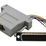 Digitus AK-610518-000-I db25 Erkek RJ45 Dişi Bej Modüler Adaptör