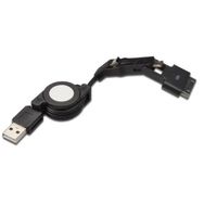 Digitus AK-620300-075-S 0.75 m USB 2.0 To micro USB 30 Pin To USB 2.0 Erkek-Erkek 3 in 1 Makaralı Kablo
