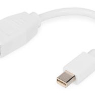 Digitus DB-340405-001-W Mini DISPLAY PORT to DISPLAY PORT 1.2 Erkek-Dişi Dönüştürücü Adaptör