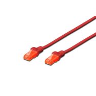 Digitus DK-1617-100/R 10 mt U/UTP CAT6 AWG26/7 Cu LSZH Kırmızı Patch Cord Kablo