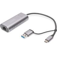 Digitus DN-3028 USB Type C - USB 3.0 to Gigabit 2.5G Ethernet Adaptörü