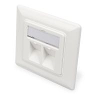 Digitus DN-93801-1 2xRJ45 Keystore Jacks 80x80 Priz Kapağı