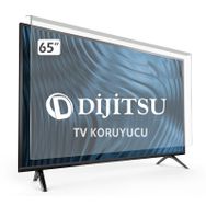 Dijitsu DJT65S Uyumlu Tv Ekran Koruyucu 3 mm Ekran Koruma Paneli