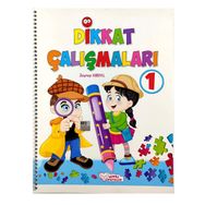 Dikkat Çalışmaları Okul Öncesi Kitabı-Pembe Patikler