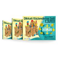 Dikkati Güçlendirme Seti Plus Materyalli - 4 Yaş Kutulu - Osman Abalı