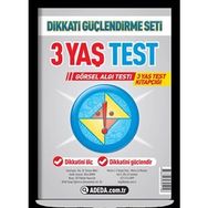 Dikkati Güçlendirme Seti Test (3 Yaş) Adeda Yayınları