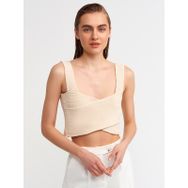 Dilvin 101A10211 Natural Askılı Triko Kadın Atlet