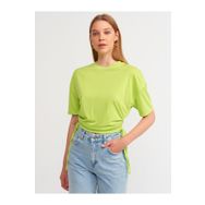 Dilvin 3790 Lime Yanı Bağcıklı Tshirt