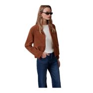 Dilvin Cep Detaylı Süet Ceket, 40, 101A60782, Camel, Kadın