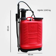 Dirim PO016 16 lt Pulverizatör İlaçlama Pompası