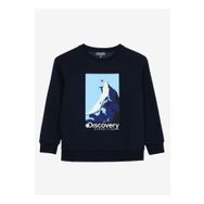 Discovery Expedition D3WB-SWT35 Lacivert Baskılı Erkek Sweatshirt
