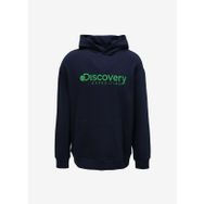 Discovery Expedition D3WM-SWT28 Lacivert Kapüşonlu Nakışlı Erkek Sweatshirt