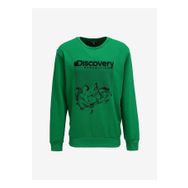Discovery Expedition D3WM-SWT39 Yeşil Bisiklet Yaka Erkek Sweatshirt