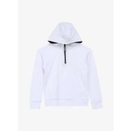 Discovery Expedition D4SB-SWT3031 Beyaz Kapüşonlu Relaxed Baskılı Erkek Çocuk Sweatshirt