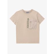 Discovery Expedition D4SB-TST3039 Baskılı Bej Erkek T-Shirt