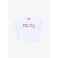 Discovery Expedition D4SG-TST3103 Beyaz Baskılı Kadın T-Shirt
