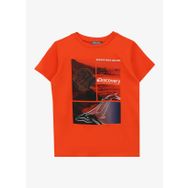 Discovery Expedition D4SG-TST3105 Turuncu Baskılı Kadın T-Shirt