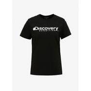 Discovery Expedition D4SL-TST3053 Siyah Kadın Bisiklet Yaka T-Shirt