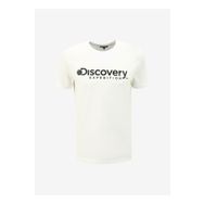 Discovery Expedition D4SM-TST3290 Beyaz Bisiklet Yaka Erkek T-Shirt